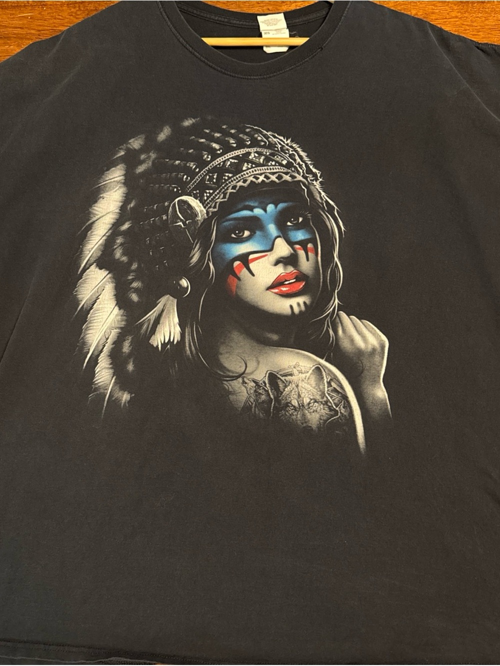 Fruit of the Loom Men's Native American Princess T-Shirt - Size 3XL